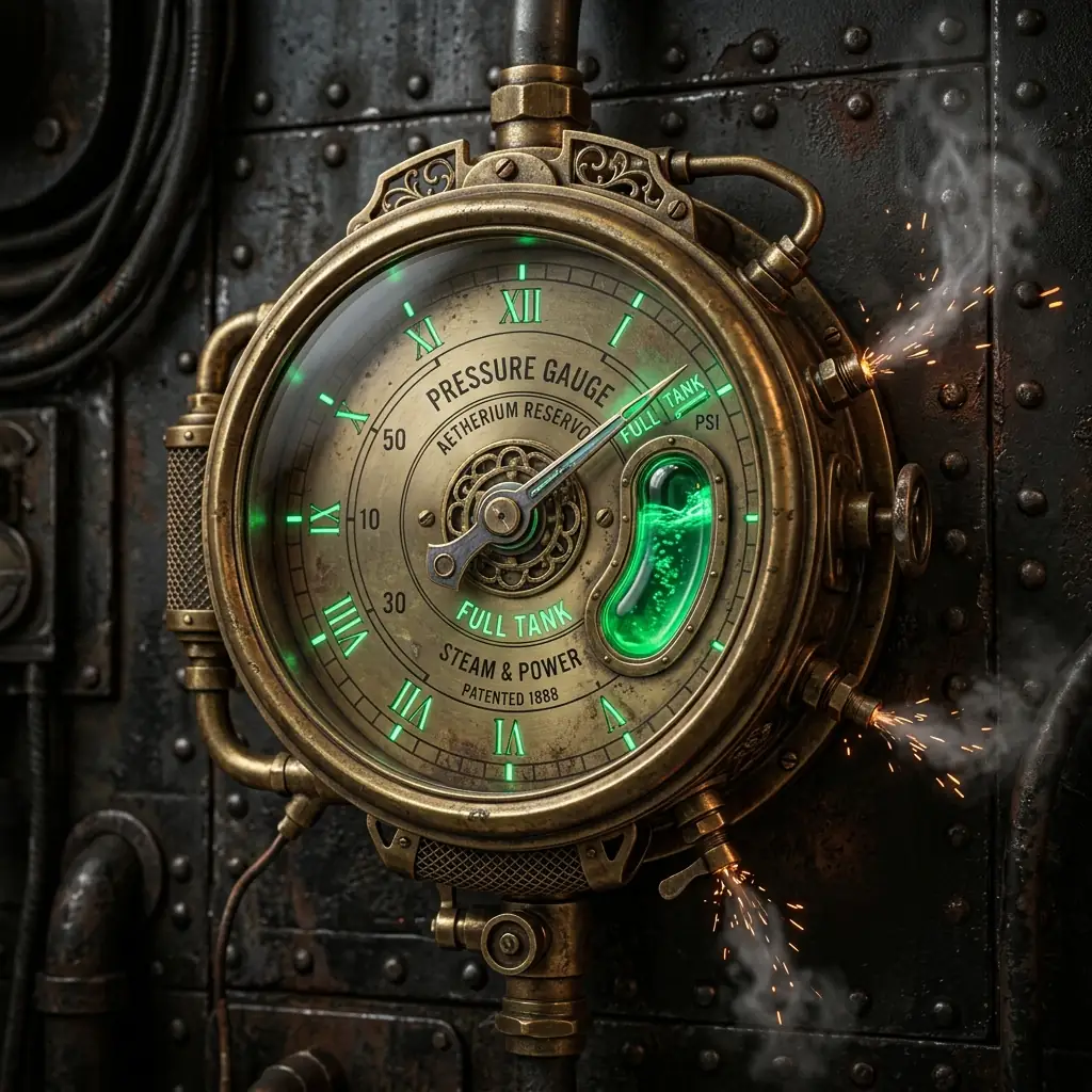 Aether-Funken Manometer